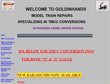 Tablet Screenshot of goldinhands.com